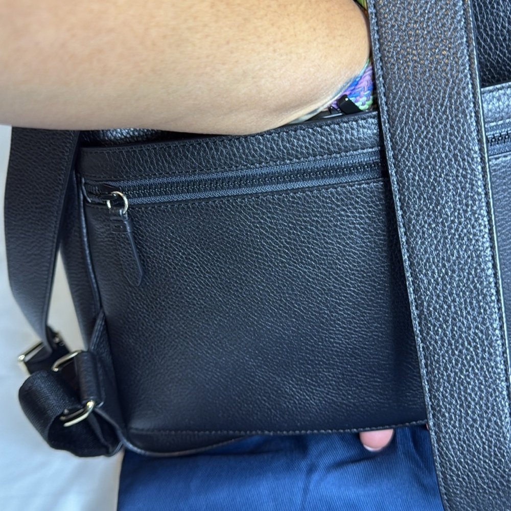 Cole Haan Black Grand Series Black Backpack - Picture 10 of 15